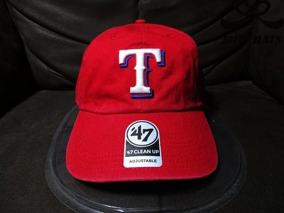[SREY帽屋]預購＊47 Brand CLEAN UP MLB 德州遊騎兵 經典LOGO 美國限定 棒球帽 老帽
