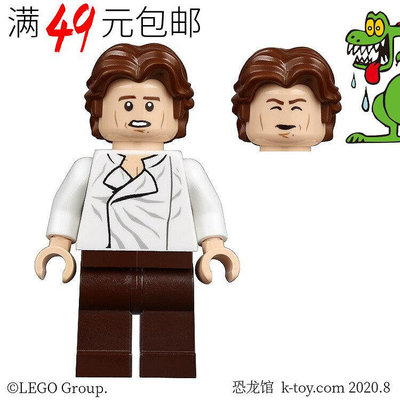 創客優品 【上新】LEGO樂高 星球大戰人仔 sw823 漢 索羅 75174 75222 LG142