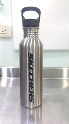 【SKECHERS】 skechers 輕量不鏽鋼運動水壺  全新商品的喔 !