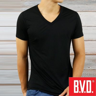 BVD 沁涼舒適酷涼(V領)短袖衫-涼感紗3色