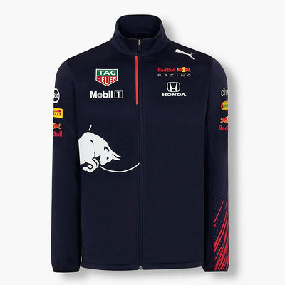 熱銷21新款f1賽車服長袖紅牛車隊外套風衣春秋冬裝Red Bull夾克