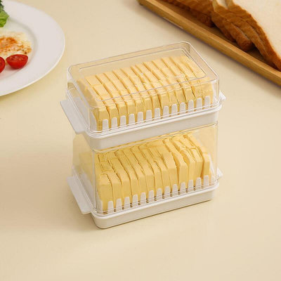 【現貨】黃油切割盒牛油豆腐切塊切割器冰箱保鮮收納盒帶蓋奶酪芝士儲存盒