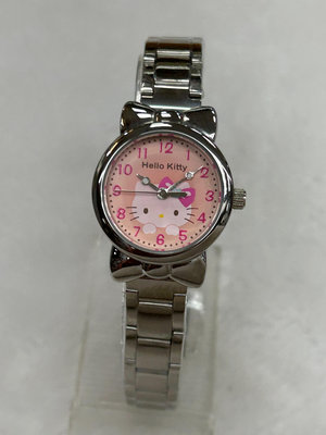 【 幸福媽咪 】HELLO KITTY 凱蒂貓 數字蝴蝶結可愛腕錶 26mm LK688LWW女錶 粉