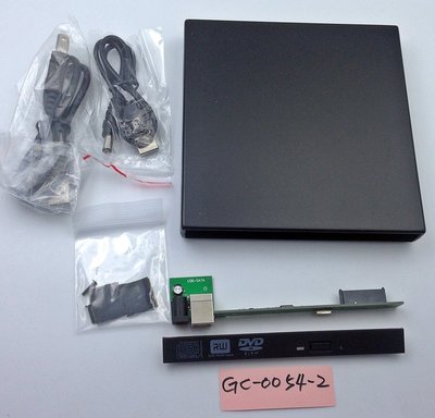 筆電 光碟機 外接盒  12.7mm 光碟機外接盒 光碟機套件 套件 USB 2.0 SATA GC-0054-2