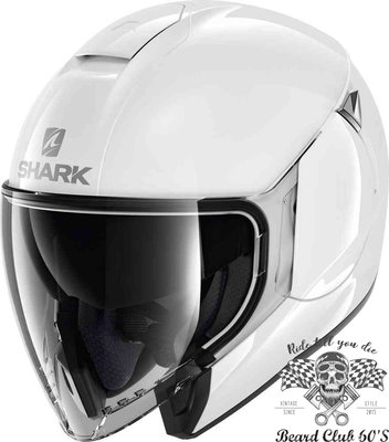 ♛大鬍子俱樂部♛ SHARK® CityCruiser Blank 法國 復古 消光 白色