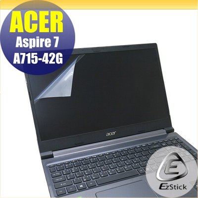 【Ezstick】ACER A715-42 A715-42G 靜電式筆電LCD液晶螢幕貼 (可選鏡面或霧面)