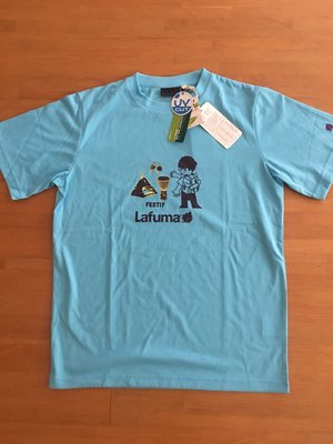 正品 LAFUMA 排汗短袖 T恤 S號 馬爾地夫藍
