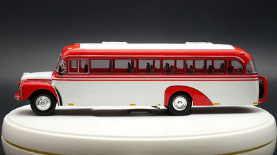 ixo 1:43巴士瑞典客車VOLVO沃爾沃汽車模型收藏玩具車Volvo B375 1957
