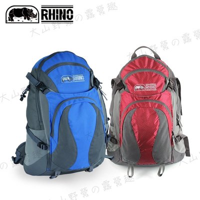 【露營趣】RHINO 犀牛 G319 19公升簡易透氣網架背包 登山背包 健行背包 輕裝背包 休閒背包