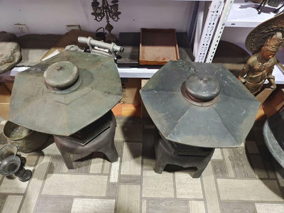 日本舶來品老銅器14499
