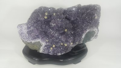 [銀九藝] 烏拉圭 水晶方解石共生礦 晶花 晶片 水晶洞