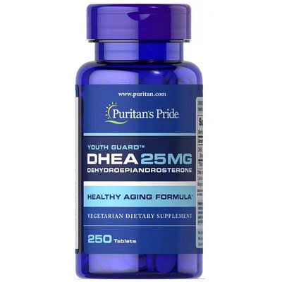 Puritan's Pride普麗普萊脫氫表雄酮青春素DHEA超級荷爾蒙25mg*250粒