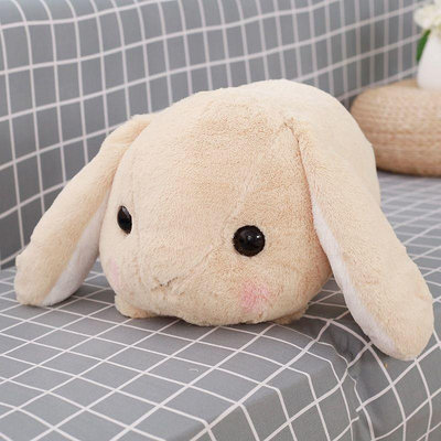 【公仔】【可愛】朵趴兔抱枕公仔 抱枕擺飾 折耳兔米菲兔娃娃 生日禮物 交換禮