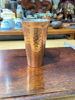 x日本回流copper ware 純銅制杯，啤酒杯咖啡杯銅水杯