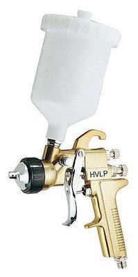 氣動噴槍(ZYD411)HVLP 環保噴槍 噴槍 噴漆 氣動 塑膠噴杯 上杯 側杯 汽車∣工具城