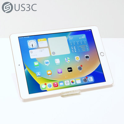 【US3C-青海店】【一元起標】台灣公司貨 Apple iPad 6 32G WiFi 金色 9.7吋螢幕 TouchID 平板電腦 二手平板