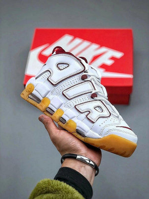 Nike Air More Uptempo 白酒紅生膠 貨號：FJ2846-100 尺碼