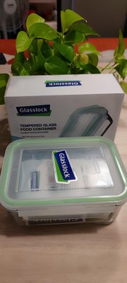 Glasslock強化玻璃保鮮盒1100ml 可微波爐 便當盒 野餐盒 密封盒