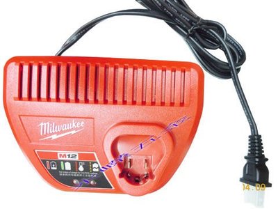 (含稅價)緯軒(底價850不含稅)Milwaukee 美國 米沃奇 12V 鋰電充電器 48-59-2401 單 充電器