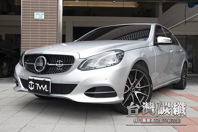 TWL 台灣碳纖 全新W212 13 14 15 16年E200 E250 E300小改款 改裝AMG 滿天星樣式水箱罩