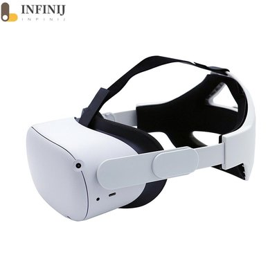 包子の屋[infinij]適用於Oculus quest 2 精英頭帶舒適型可調節頭戴平衡不壓臉替換