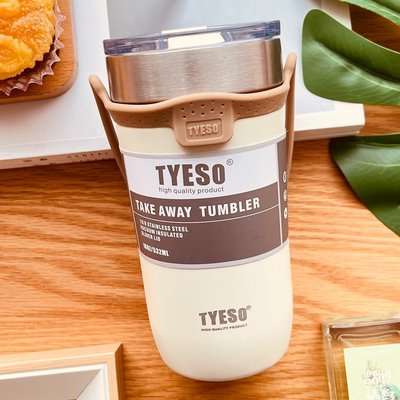 Tyeso冰霸杯大容量保冷304不鏽鋼咖啡杯便攜式隨行冰塊保溫杯保冰-正良家居