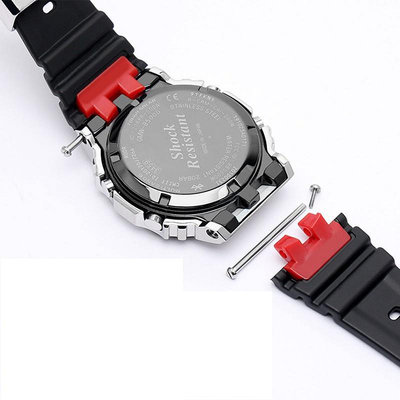 黑色軟 TPU 錶帶錶帶適用於卡西歐 G-Shock GMW-B5000 錶帶扣錶帶男士運動手錶配件橡膠替換手鍊錶帶