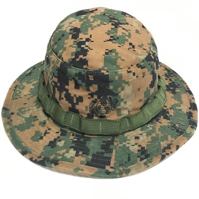 美軍公發 USMC 海軍陸戰隊 MARPAT 叢林數位迷彩 闊邊帽 奔尼帽