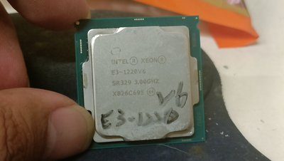 intel E3-1220 V6伺服CPU(4核心3.0-3.5G).已過保