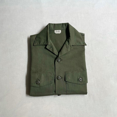 美軍公發 US Army OG-507 Shirt 美國製 雙口袋 棉質混紡 軍用 經典 長袖襯衫 vintage 古著
