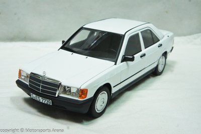 【特價現貨】1:18 Norev Mercedes Benz 190E W201 1982 白色 ※合金全開※
