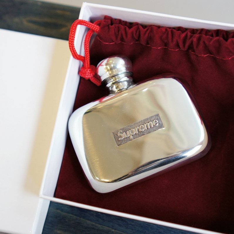 Supreme Pewter Mini Flask フラスク スキットル - 調理器具