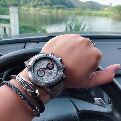 直購#萬寶龍手錶 1153時光行者系列  牛皮日本進口6S計時跑秒石英機芯男錶
