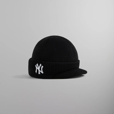 【日貨代購CITY】 Kith for the New York Yankees Visor Beanie 毛帽 遮陽 帽子 現貨