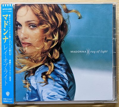 日版CD多一曲！附側標 Madonna 瑪丹娜 Ray Of Light (WPCR-2000) Has To Be