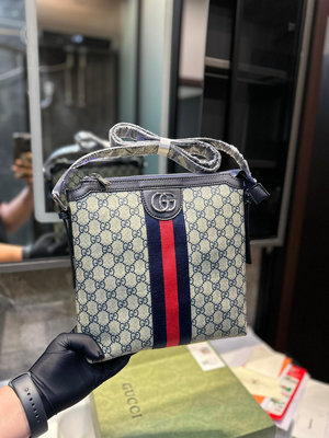 【二手包包】()Gucci 古奇 Ophidia系列GG印花單肩包 斜挎包 采用材質 高端品質s尺寸25／7NO123051