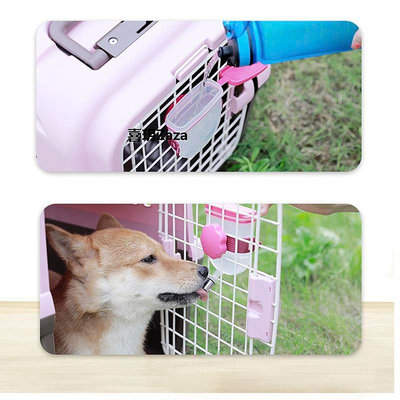 新品日本利其爾寵物航空箱用自動飲水器貓狗籠懸掛式滾珠水嘴外出水壺