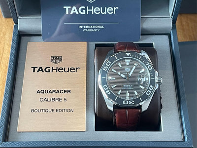 豪雅錶TAG HEUER AQUARACER競潛腕錶43mm自動機械腕錶