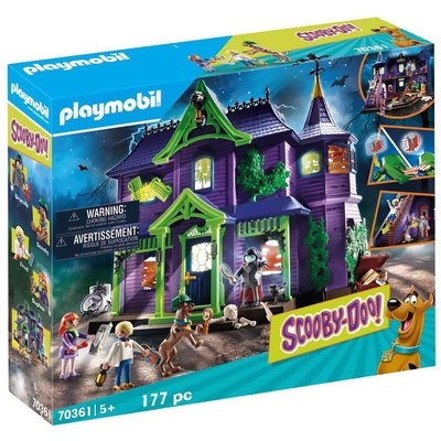 超人氣【德國玩具】摩比人Scooby-Doo 史酷比 神秘大廈 playmobil( LEGO 最大競爭對手)