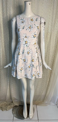 W575品牌 dazzlin 珍珠粉印花 連身裙洋裝