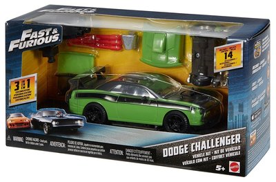 MATTEL Fast & Furious 玩命關頭Customizers車輛組裝套組Dodge Challenger