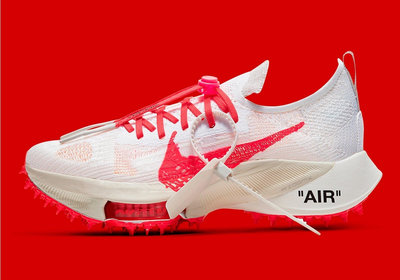 Off-White x Nike Air Zoom Tempo NEXT% 白紅 CV0697-100