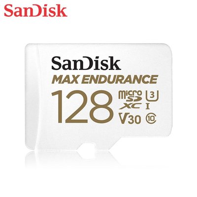 SanDisk MAX ENDURANCE MicroSD 128G 監視器專用記憶卡 (SD-SQQVR-128G)