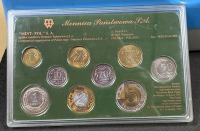 【華漢】  1995年  波蘭 紀念套幣     全新