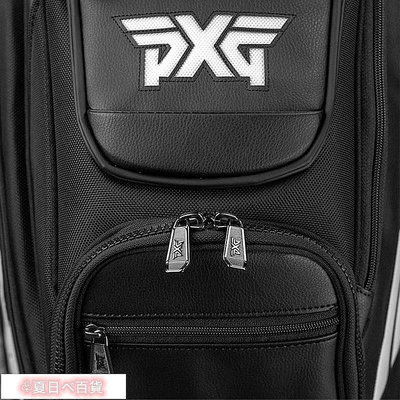 ? 正品PXG高爾夫球包男士皮革支架包golfbag防水時尚全套球桿袋新款
