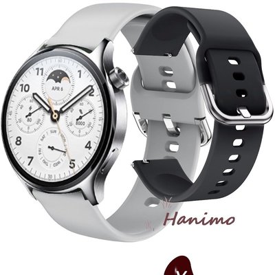 XIAOMI 小米手錶 S1 Pro 智能手錶錶帶手錶軟矽膠錶帶小米手錶 S1 主動替換腕帶錶帶