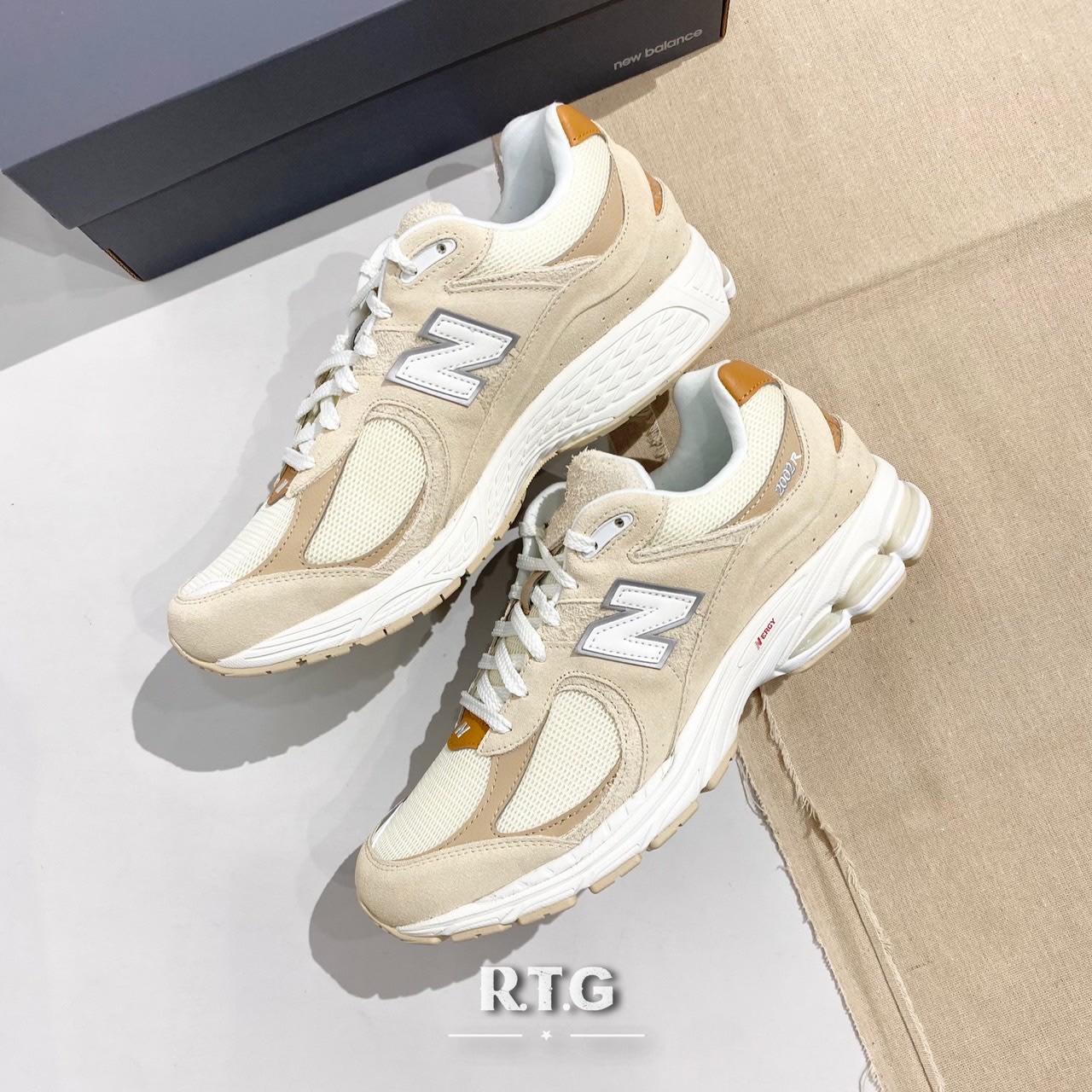 RTG】NEW BALANCE 2002R M2002RSC 米黃Ft 砂岩復古麂皮網布拼接男女鞋