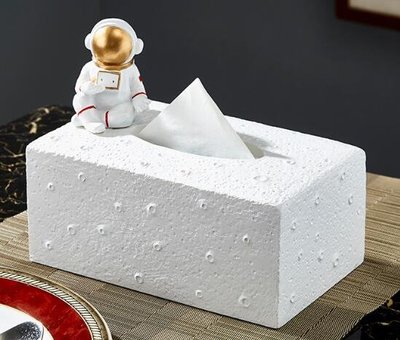 日本進口 好品質 太空人宇宙人 月球星球 太空感 客廳辦公室房間面紙盒衛生紙盒紙巾盒送禮禮品
