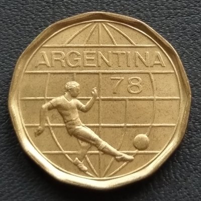 阿根廷    1978年    50披索   銅幣    912