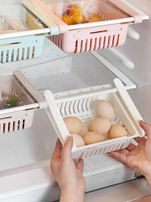 冰箱置物架內部分層隔板塑料多功能抽屜式廚房用品家用大全神器多多雜貨鋪~